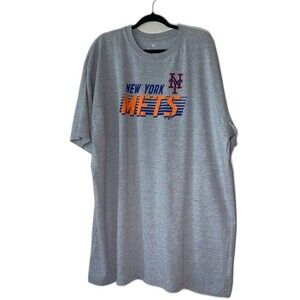Fanatics T-Shirt Men’s Size 3XLT Color Gray New York Mets Graphic
